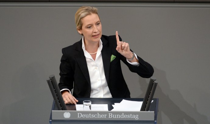 Poslankyně německého Bundestagu za AfD Alice Weidelová. Foto: Achim Melde, Bundestag