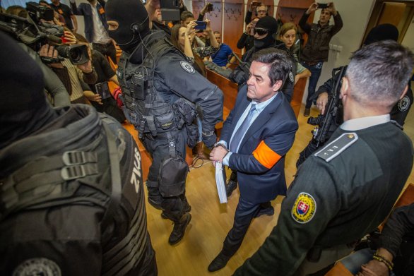 Marian Kočner, obžalovaný z objednávky vraždy novináře Kuciaka. Foto: Tomáš Benedikovič, Denník N