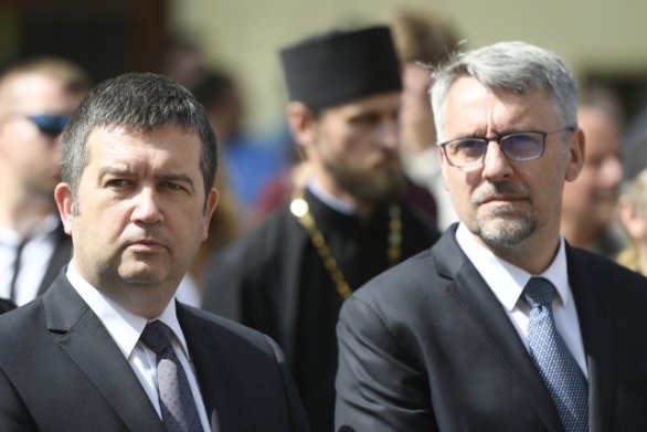 Ministři vnitra a obrany Jan Hamáček a Lubomír Metnar. Foto: ČTK