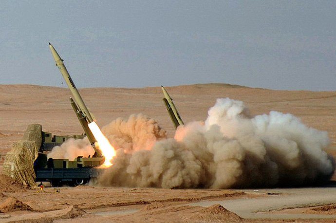 Íránské rakety Fateh 110. Foto: Hosein Velayati a Wikimedia Commons