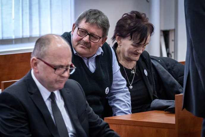 Rodiče zavražděného novináře Jána Kuciaka Jozef a Jana. Foto: Tomáš Benedikovič, Denník N