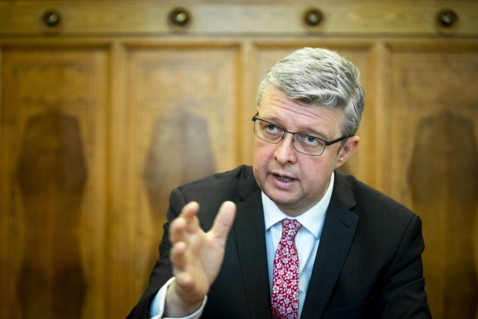 Vicepremiér, ministr průmyslu a obchodu a ministr dopravy Karel Havlíček. Foto: Gabriel Kuchta, Deník N