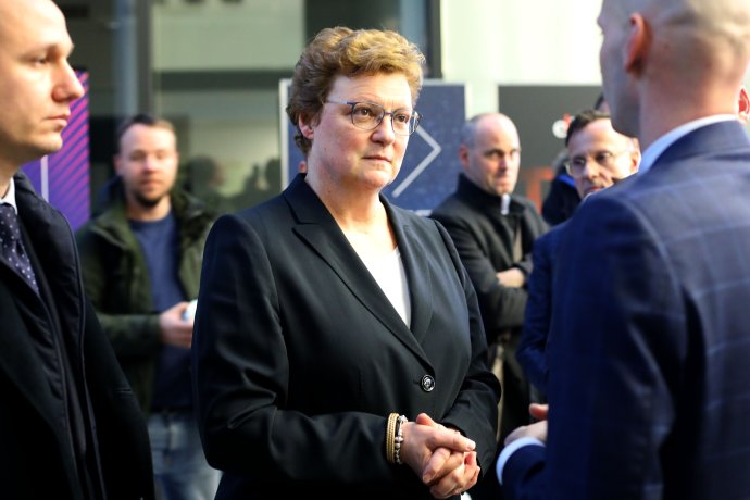 Předsedkyně výboru pro rozpočtovou kontrolu Evropského parlamentu Monika Hohlmeierová během návštěvy Česka. Foto: Ludvík Hradilek, Deník N