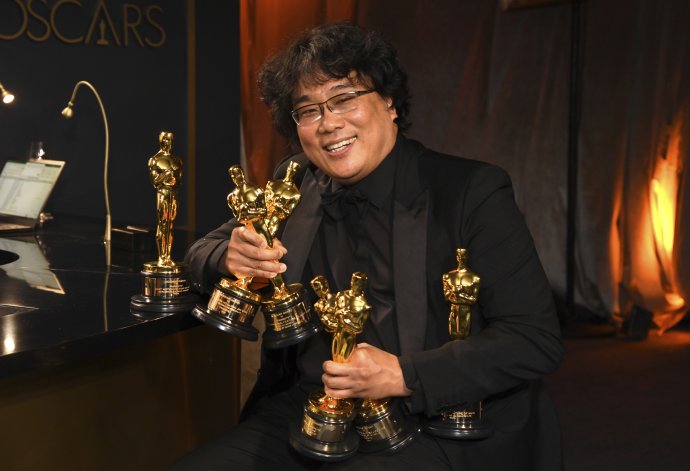 Pong Čun-ho, absolutní vítěz letošních Oscarů. Foto: Richard Shotwell, ČTK/Invision/AP