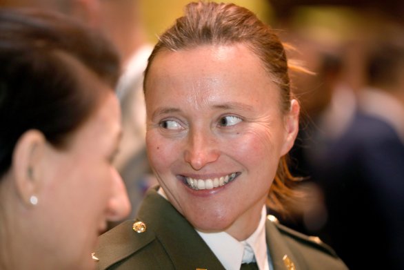 Majorka Radka Karašinská Macková. Foto: Ludvík Hradilek, Deník N