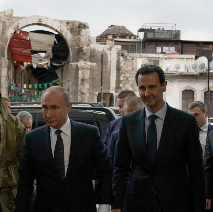Bašár Asad s Vladimirem Putinem v Damašku v březnu 2020. Foto: Facebook úřadu prezidenta, SyrianPresidency