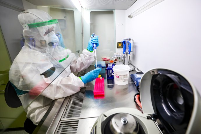 Vědci v Českých Budějovicích pomáhají lékařům testovat vzorky, chystají se ale koronavirus i zkoumat. Foto: Gabriel Kuchta, Deník N