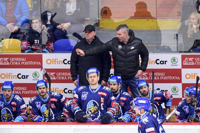 Nejblíže k sestupu má dvě kola před koncem základní části Kladno. Foto: David Taneček, ČTK