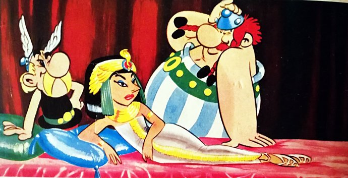 Jeden z nejlepších Uderzových komiksů, Asterix a Kleopatra. Repro: Deník N