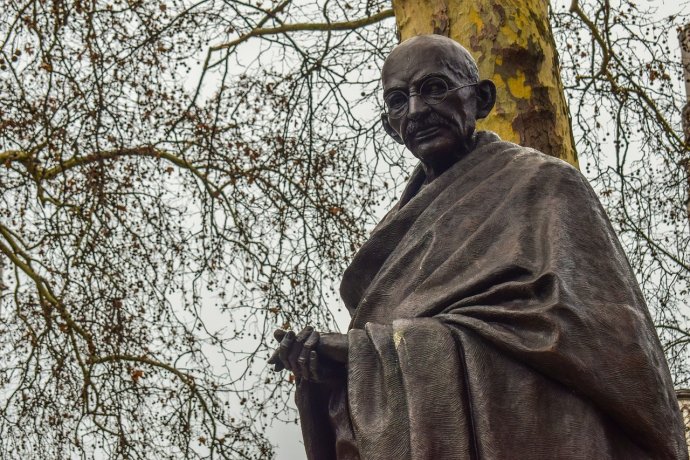 Mahátma Gándhí, filozof a politik, který přesvědčoval druhé pokorou a silou svých idejí. Foto: dimitrisvetsikas1969/pixabay.com