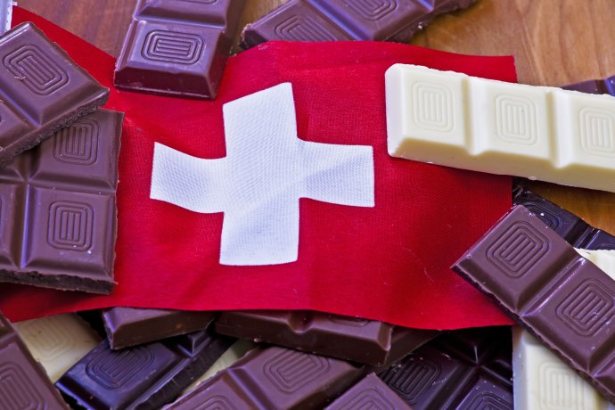 Každý Švýcar zkonzumuje v průměru deset kilogramů hořké čokolády ročně. Foto: Adobe Stock