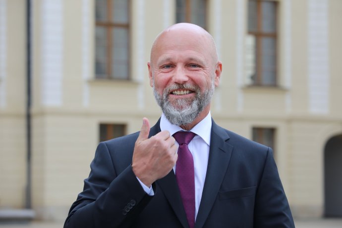 Jmenování Petra Angyalossyho předsedou Nejvyššího soudu. Foto: Ludvík Hradilek, Deník N