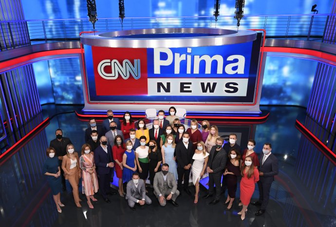 Původní tým stanice CNN Prima News. Foto: CNN Prima News
