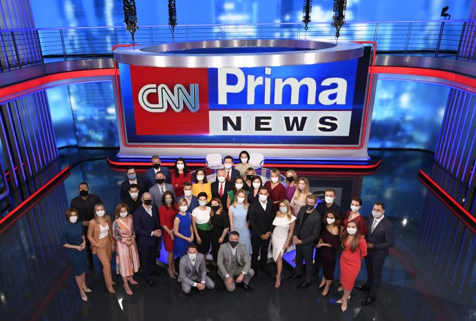 Původní tým stanice CNN Prima News. Foto: CNN Prima News