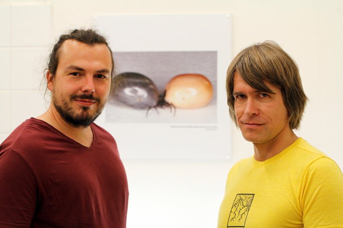 Parazitologové Jan Perner a Radek Šíma. Foto: Daniela Procházková, Biologické centrum AV ČR