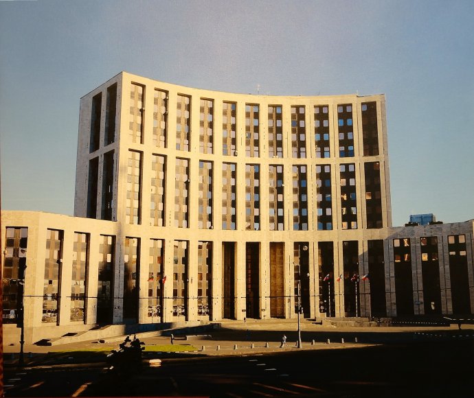Budova Mezinárodní investiční banky a Mezinárodní banky hospodářské spolupráce v Moskvě. Foto: Mezinárodní investiční banka