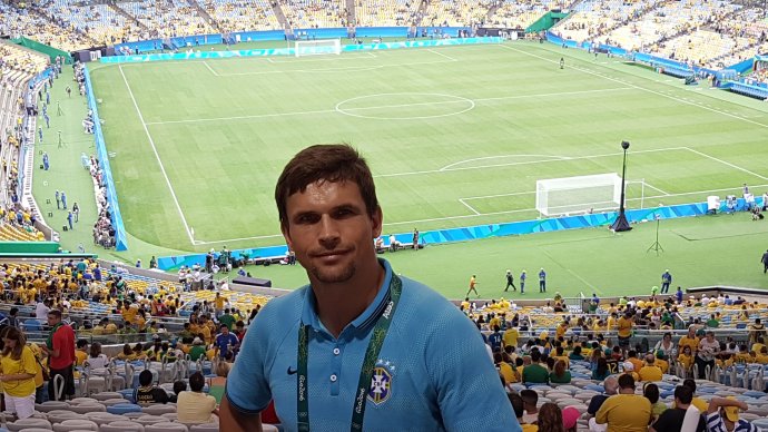 Viktor Dolista během své diplomatické mise v Brazílii zažil také mistrovství světa ve fotbale v roce 2014. Foto: archiv Viktora Dolisty