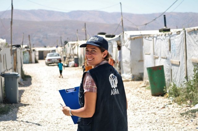 Humanitární pracovnice Rita Haddadová z mezinárodní organizace ADRA v Libanonu. Foto: ADRA