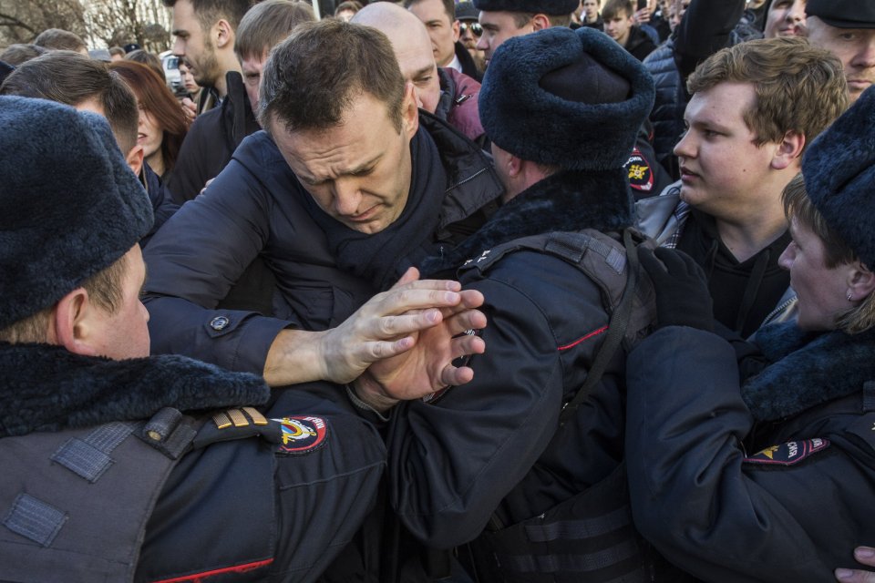 Ruský opoziční lídr Alexej Navalnyj je dnes v ruském vězen. Ostatní vůdci opozice migrovali a navzájem se v pohledu na budoucnost Ruska neshodnou. Foto: Jevgenij Feldman, Wikimedia CC BY-SA 4.0