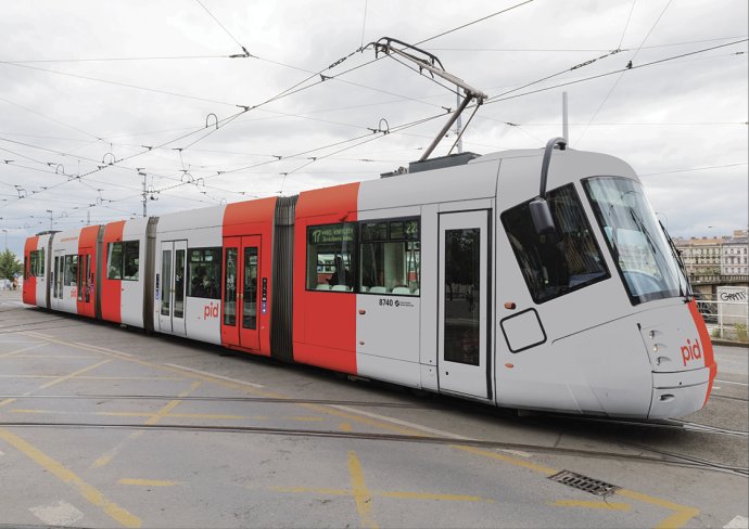 Navržený nový vzhled tramvají Pražské integrované dopravy. Foto: Ropid
