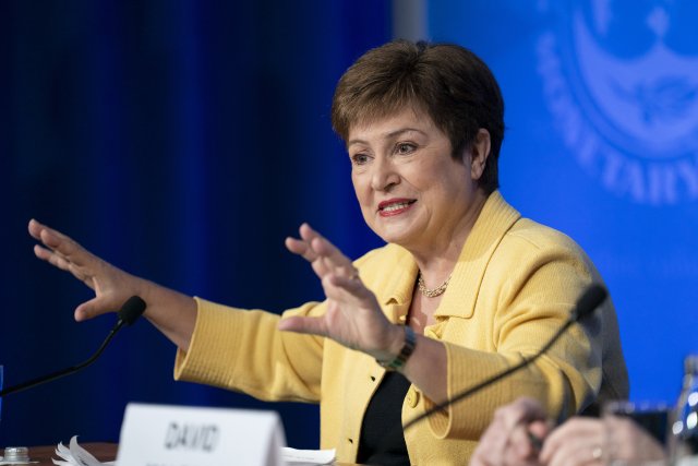 Šéfka Mezinárodního měnového fondu Kristalina Georgievová. Foto: ČTK