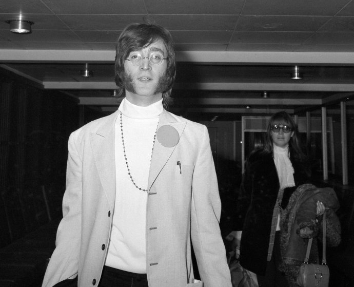 John Lennon v únoru 1968. Foto: Public domain