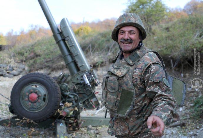 Arménský voják bránící Karabach. Foto: ministerstvo obrany Arménie