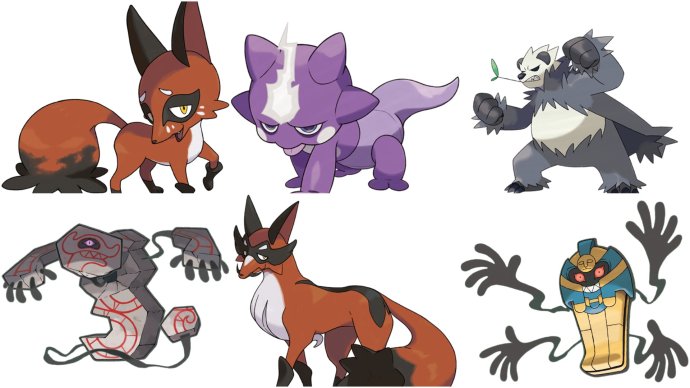„Pokémon se uchýlil k sebecenzuře, aby se vyhnul urážce vlády. Kdyby firma zachovala ta původní jména, naběhla by si u cenzorů a čelila by mnohem větším ztrátám.“ Foto: Bulbapedia, koláž Deník N