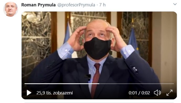 Ministr Roman Prymula porušil vlastní pravidla v době nejvyššího ohrožení, důsledek by měl být jasný, jeho odstoupení ale zdaleka nestačí. Foto: Twitter Romana Prymuly