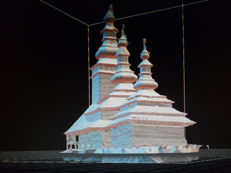 3D model je přesnou kopií originálu, který může sloužit jako další podklad při obnově kostela sv. Michaela. Foto: Jeffrey Martin