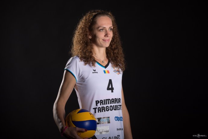 Slovenská volejbalistka Veronika Hrončeková. Foto – CSM Târgoviște / archiv V. H.