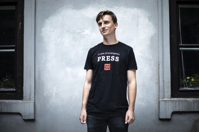 Pánské tričko „PRESS N“ (velikost L)
