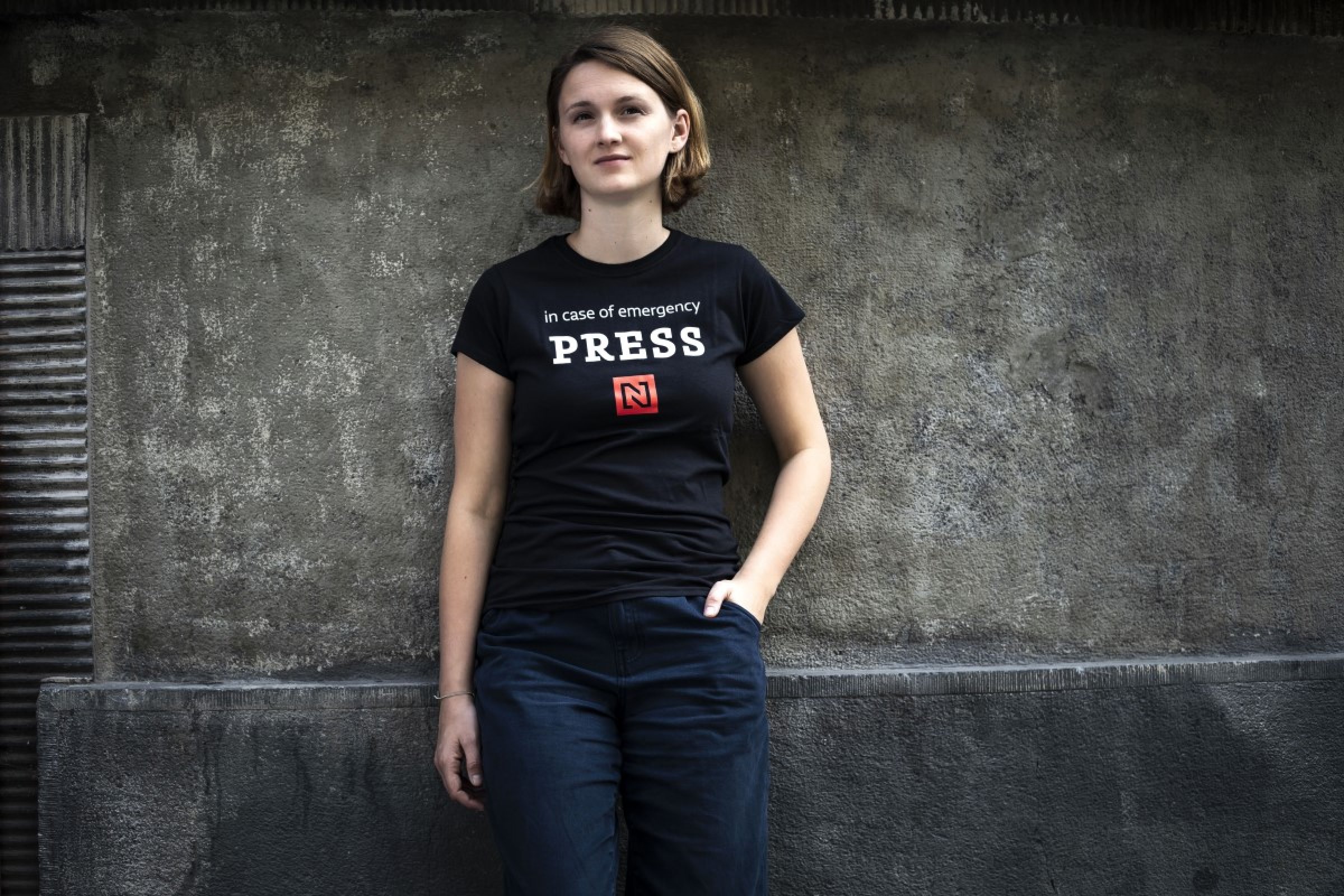 Dámské tričko „PRESS N“ (velikost M)