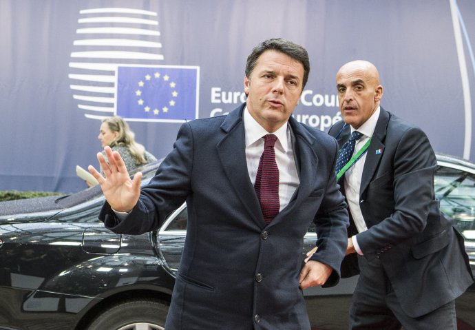 Matteo Renzi ještě jako italský premiér na summitu EU (Evropské radě) v říjnu 2016. Foto: EU