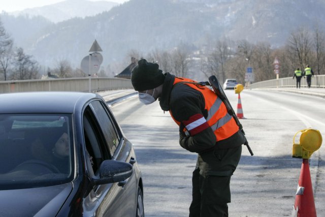 Německá hraniční kontrola. Foto: ČTK