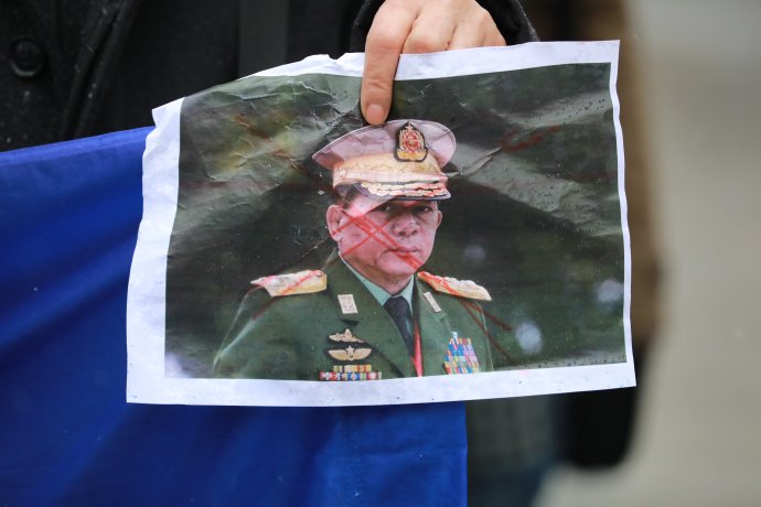 Klíčem k puči v Myanmaru je velitel armády generál Min Aung Hlaing. Foto: Ludvík Hradilek, Deník N.
