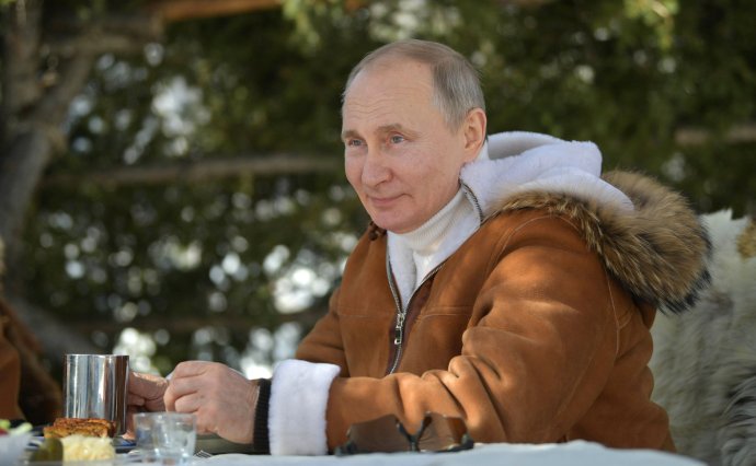 Ruský prezident Putin při cestě na Sibiř. 21. března 2021. Foto: kremlin.ru