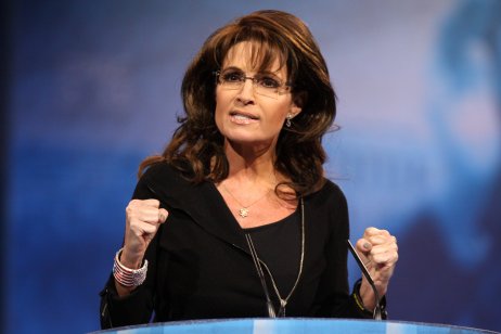 „Naše země je v bodu zlomu a radikální levice se nám ji snaží zničit,“ vysvětluje Sarah Palinová důvody ke svému pokusu o návrat do politiky. Foto: Gage Skidmore, Flickr
