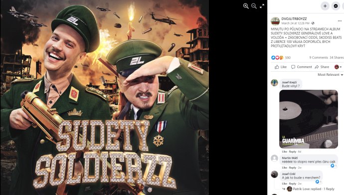 Album Sudety Soldierzz od Dvojlitrboyzz. Foto: Facebook