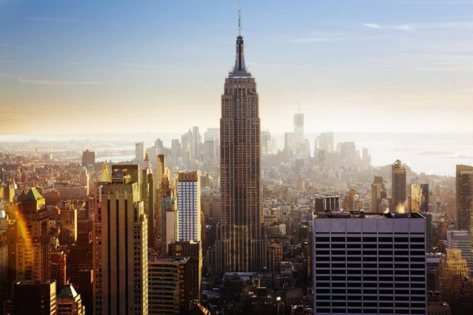 Panorama New Yorku s budovou Empire State Building. Foto: pix4free