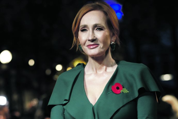 J. K. Rowlingová v roce 2018 na premiéře druhého dílu série Fantastická zvířata. Foto: Christophe Ena, ČTK/AP