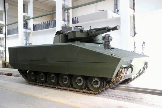 Pásové bojové vozidlo pěchoty Lynx, výrobek zbrojovky Rheinmetall Landsysteme. Foto: Ministerstvo obrany ČR