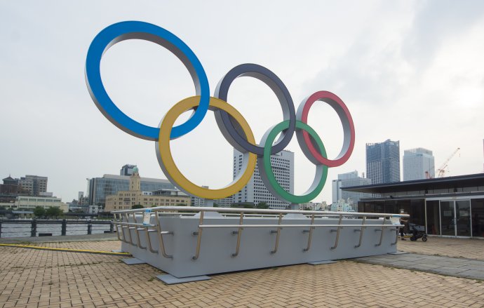 Olympijské logo v Japonsku. Foto: Adobe Stock
