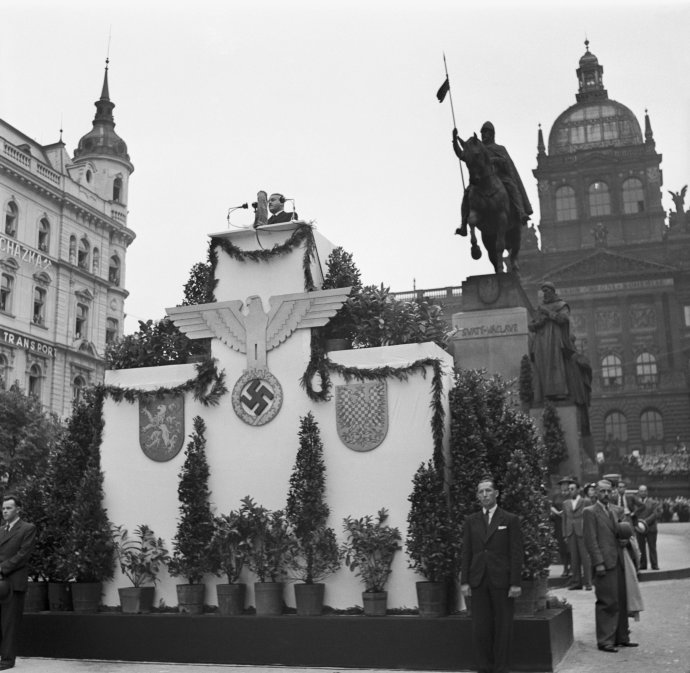 Svatého Václava využívali ke svým propagandistickým cílům nejdřív čeští fašisté, pak i němečtí nacisté. Foto: ČTK