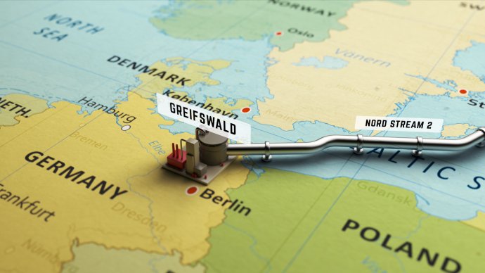 Plynovod Nord Stream 2 má stejně jako jeho starší větev NS1 za cíl obejít na cestě do Německa Baltským mořem především území Ukrajiny. Obrázek: Framestock, Adobe Stock