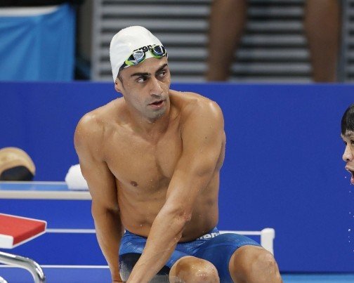 Původem syrský plavec Ibrahim Al Hussein závodí na svých druhých paralympijských hrách. Foto: ČTK/AP