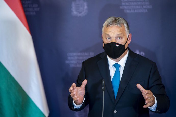 Viktor Orbán při říjnové předvolební podpoře Andreje Babiše v Ústí nad Labem. Foto: Gabriel Kuchta, Deník N