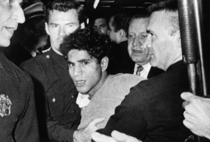 Sirhan Sirhan podezřelý z vraždy amerického senátora Roberta F. Kennedyho v hotelu Ambassador v Los Angeles 5. června 1968. Foto: CSU Archives / Everett Collection / Adobe Stock