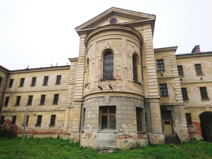 Fotografie jedné části uherskohradišťské věznice. Zdroj: Anna Stránská, archiv spolku Memoria.