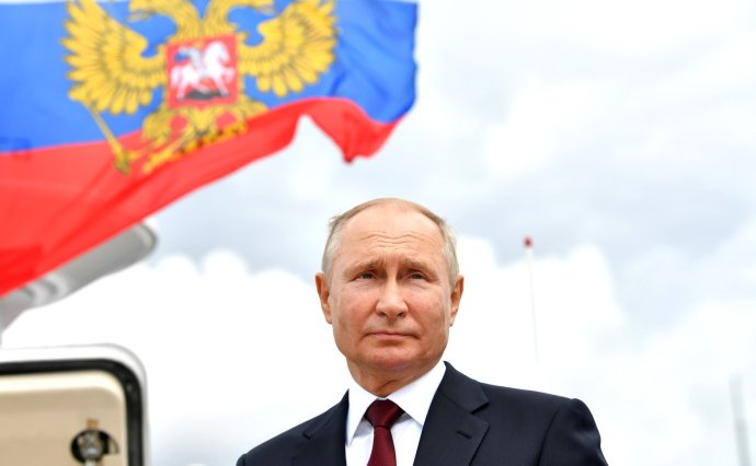 Vladimir Putin na červencové přehlídce námořnictva v Petrohradě. Foto: Kreml, kremlin.ru